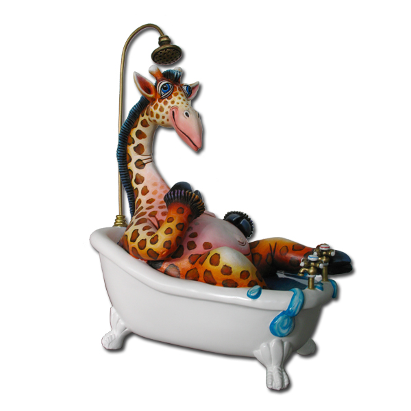 Bathtub Giraffe